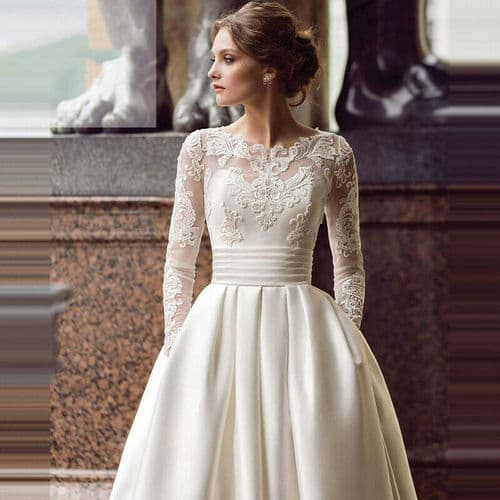 New 2025 Evening Dress Niche Lace Flower Bride Dress Fishbone Back Strap Design High Quality Wedding Dress Custom Wholesale