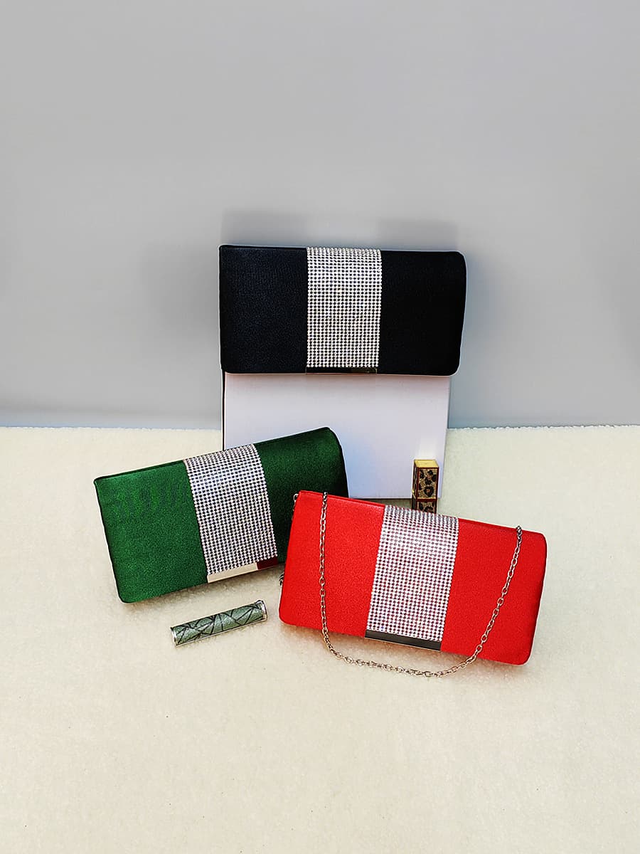 Origin Manufacturers Cross-border E-commerce Real Silk Advanced Sense Net Drill Messenger Bag Dinner Bag Factory Wholesale Customization