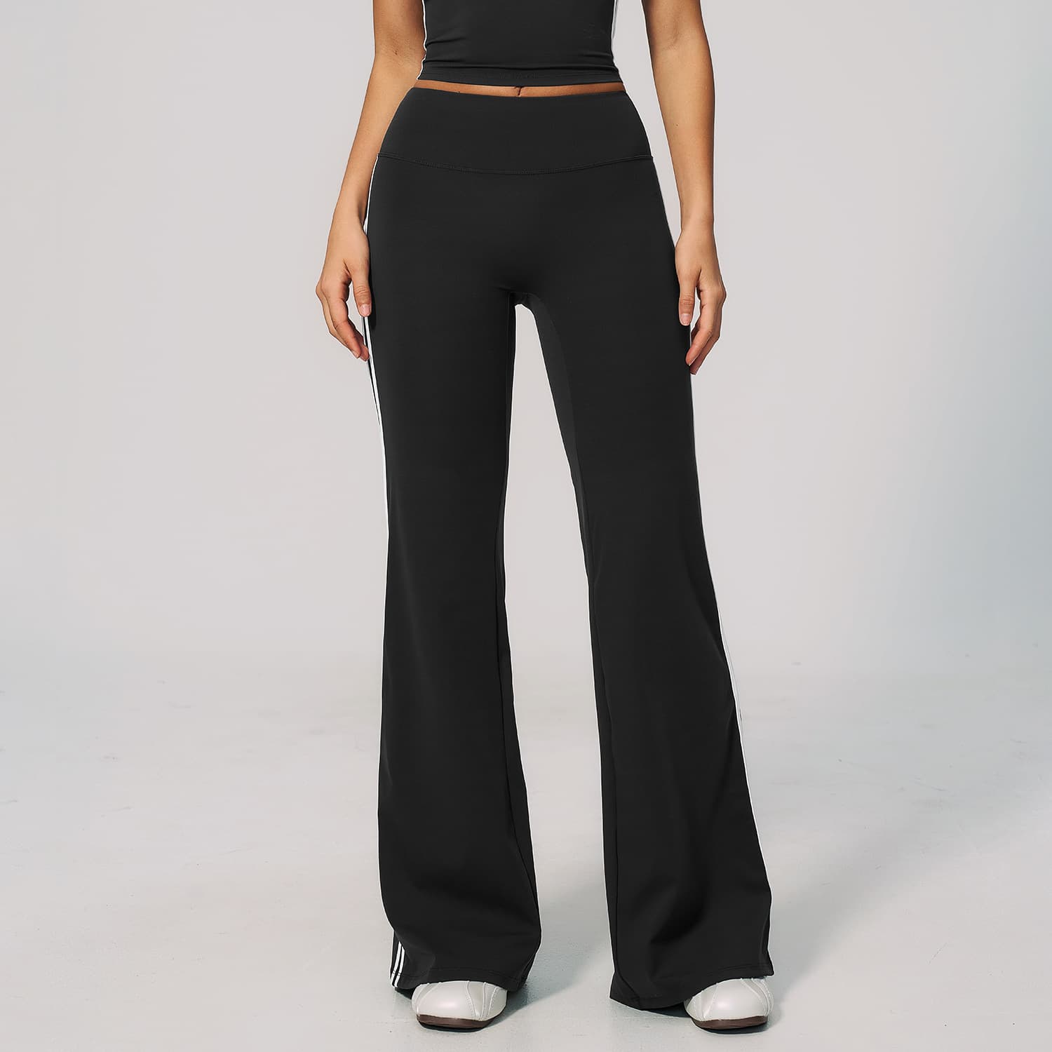 Summer Loose Wide Leg Pants High Waist Stomach Nude Feeling Three-dimensional Casual Running Fitness Yoga Trousers Women 4506