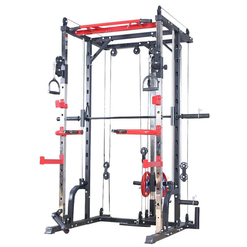 Squat Rack Smith Machine Gantry Rack Household Comprehensive Trainer Squat Bench Press Rack Commercial Fitness Equipment