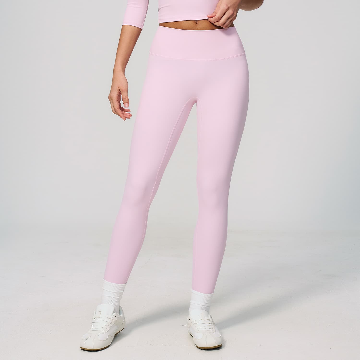 High Waist Lifting Hip Sharpening Yoga Pants Women Running Fast Dry Fitness Pants Outer Wear Slim Fit Sweatpants 8519
