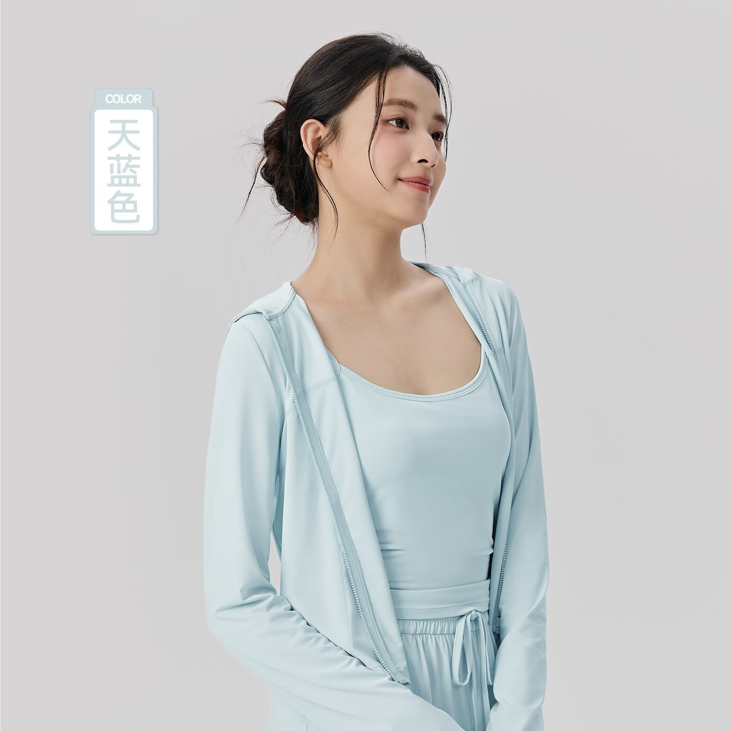 Women's Lightweight Breathable Fitness Yoga Jacket Loose Casual Uv Sunscreen Jacket