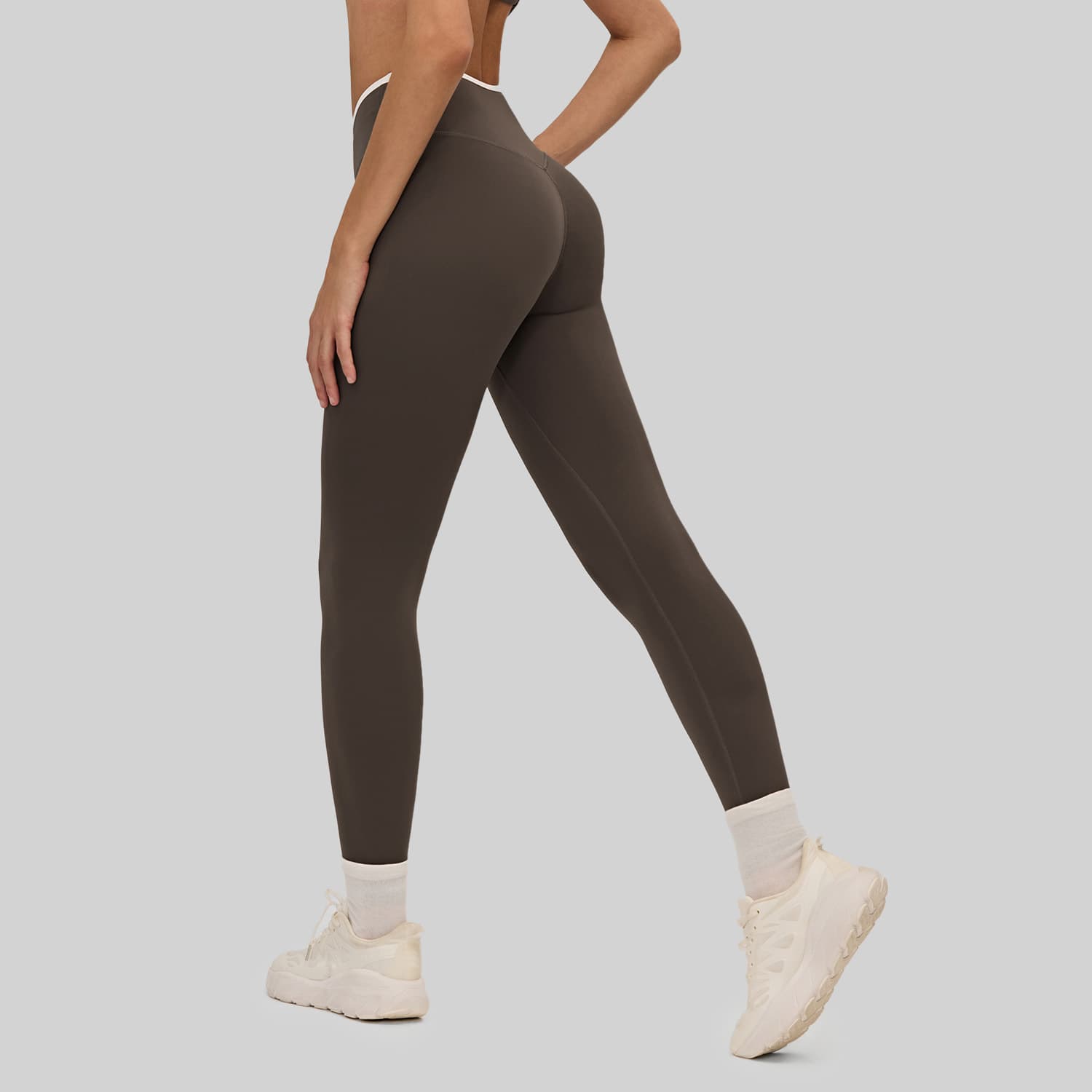 Amazon Multicolor Yoga Long Pants Women's Sideless Seam High Waist Fitness Pilates Training European And American Sports Leggings