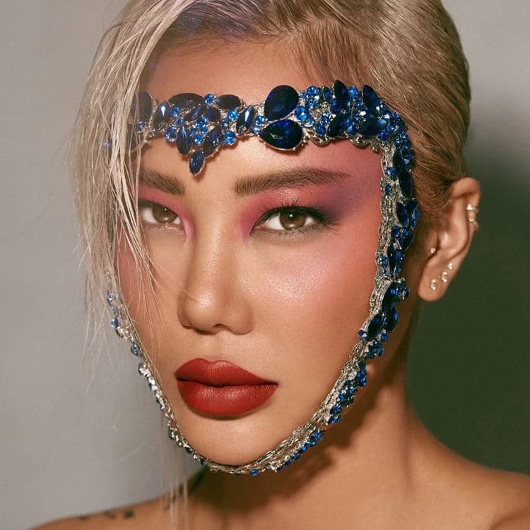 Fashion New Blue Diamond Mask Party Luxury Rhinestone Mask