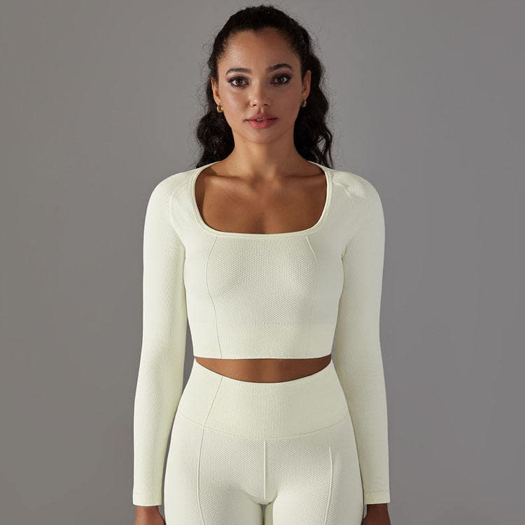 Seamless Custom Color Clothing Women Gym 5 Piece Yoga Set Conjunto De Yoga Sin Costuras Set Womens Sportswear Yoga Set