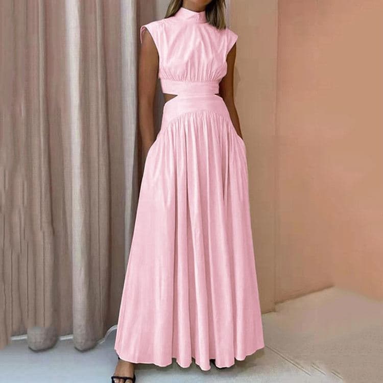 2023 Summer New Waistless Long Dress Fashion Empire 2 Piece Set Dress
