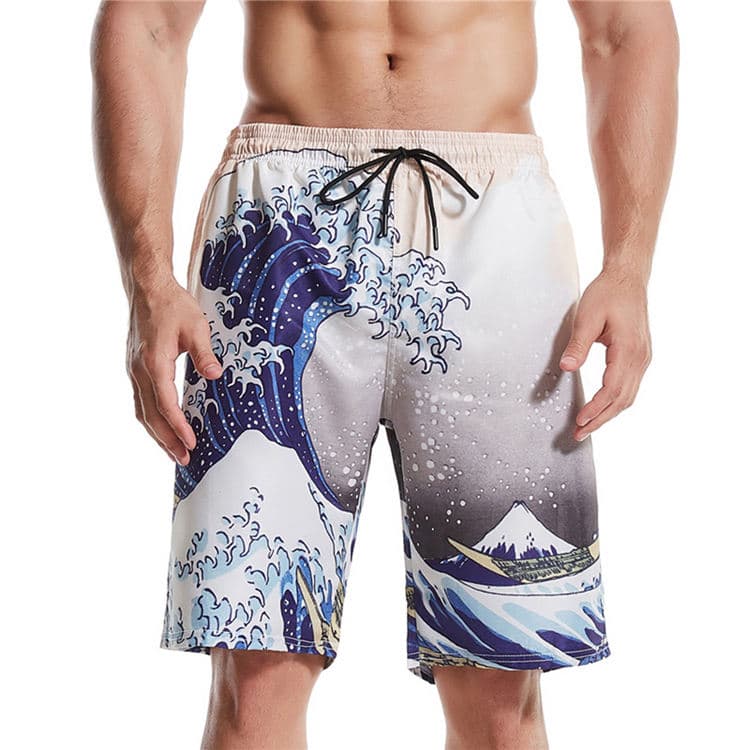 2022 Hot Selling Quick Drying Beach Shorts Five Points Swimming Trunks Plus Size Casual Shorts