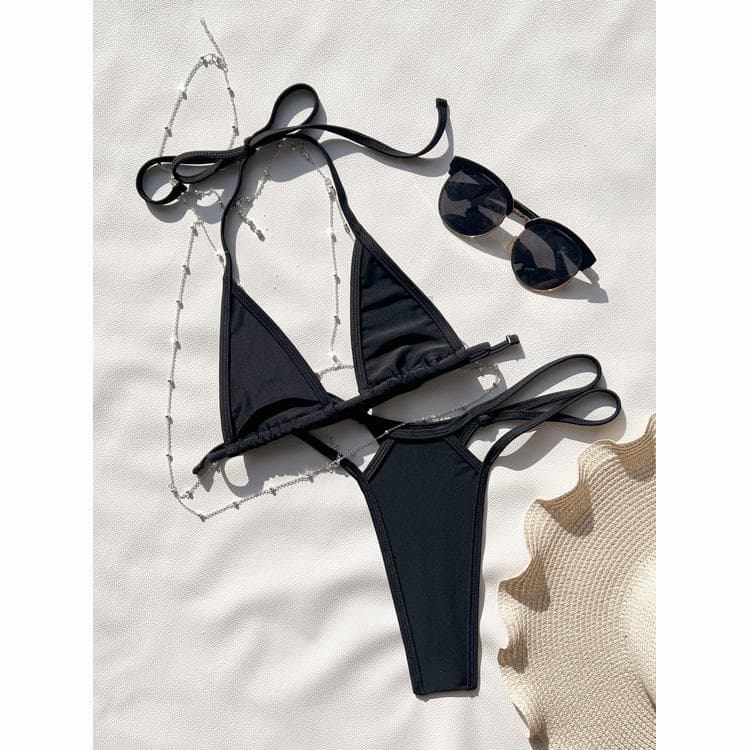 Simple Luxury INS New Hot Selling Sexy Bikini Matching Flash Diamond Bra Cross Body Jewelry Bikini