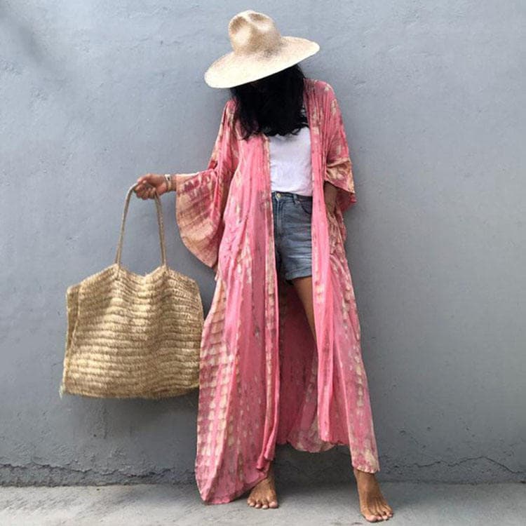 Women New Hooded Cardigan Loose Large Size Sunscreen Jacket Bikini Cover up