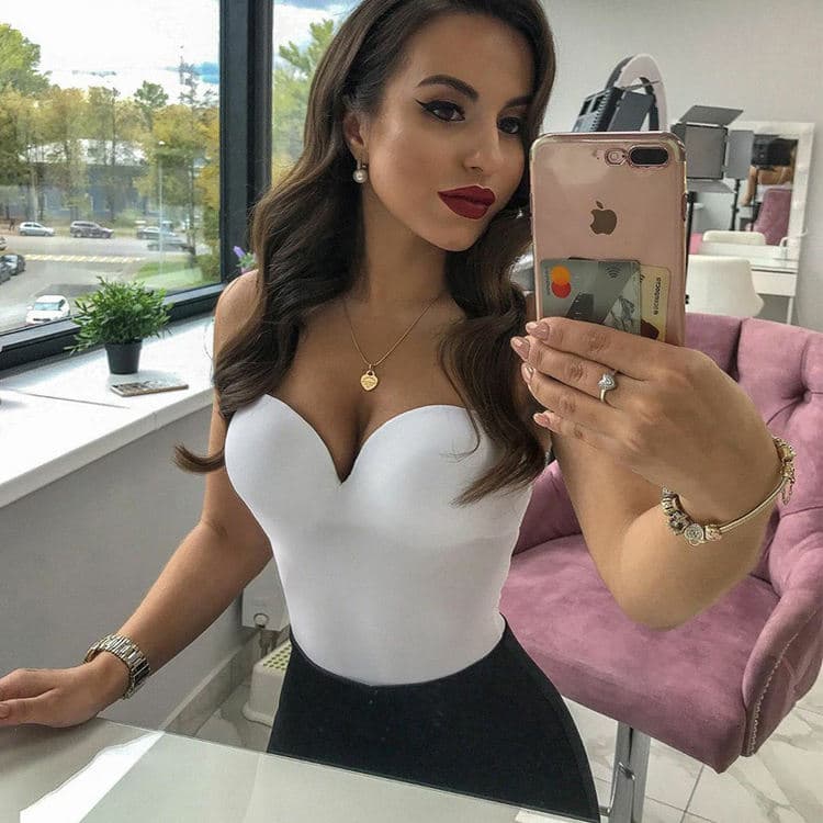 Hot Sale Sexy Sling Bodysuit Women Wear Slim Versatile Outwear Vest Wholesale