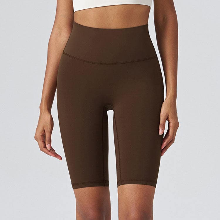 2024 Hot Selling Women Summer Thin High Waist Tight Nude Wear Comfortable Running Shorts