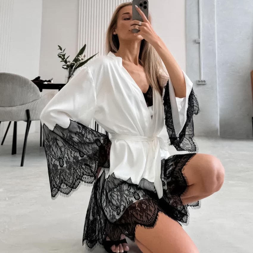 Lace Nightgown Custom logo Loose Home Clothes Wholesale Sexy Pajamas Factory Directly
