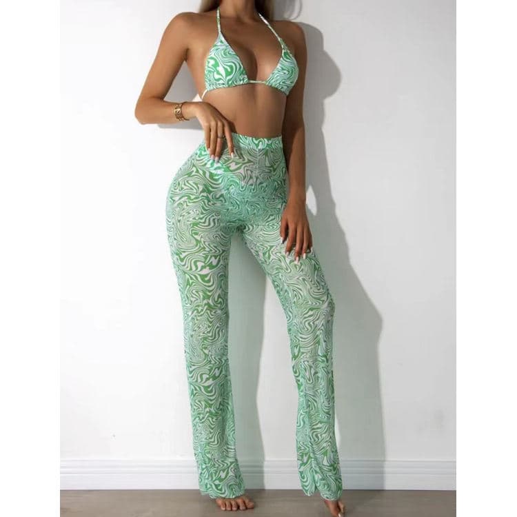 New Arrival Flower Printing Bikini Set Women Bathing Suit Sexy Swimwear Beachwear