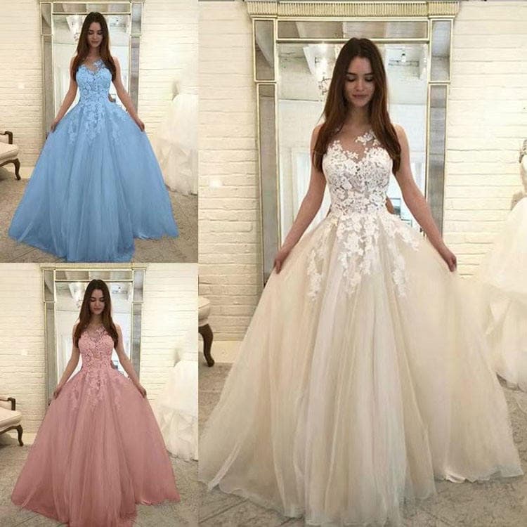 2023 New Wedding Dress Evening Dress Sexy Pure Color Lace Embroidery Wedding Dress