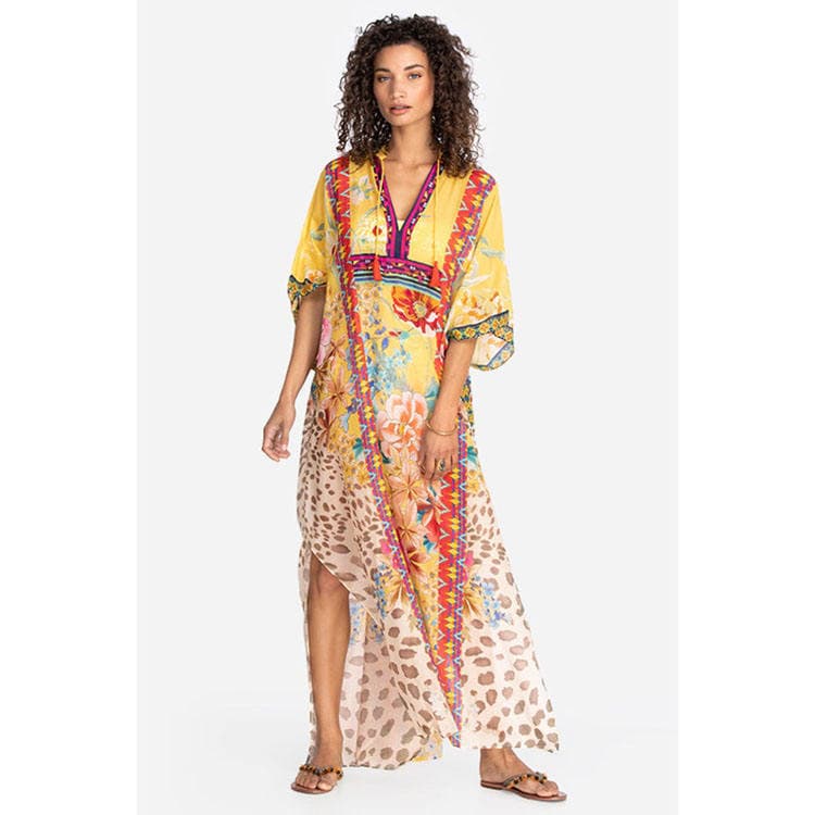 Wholesaler Loose Position Printed Flower Holiday Dress Women Bikini Sun Shirt Beach Sexy Cover Ups
