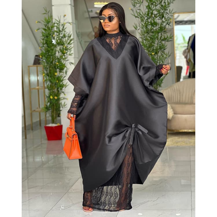 Wenshuo Loose Double Layered Dress Wholesale Long Sleeve Dress Custom logo Casual Stylish Dress Factory Direct