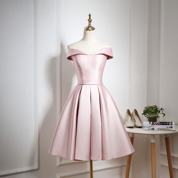 New Fashion 2024 Elegant Puffy Short Banquet Skirt One Shoulder Slim Evening Dresses for Women