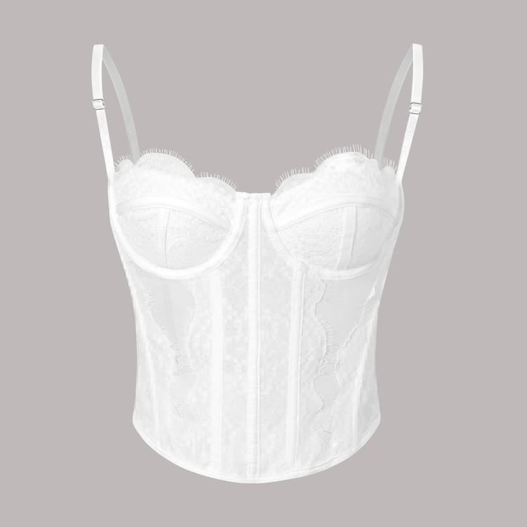 Wenshuo Sexy Camisole Bra Wholesale Lace Embroidered Lingerie Custom logo Shaping Underwear Factory Direct
