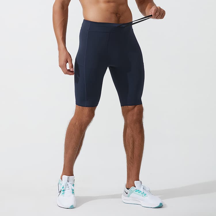 Wenshuo Slim Fit Athletic Shorts Wholesale Pocket Quick Drying Pants Custom logo Simple Solid Color Pants Factory Direct
