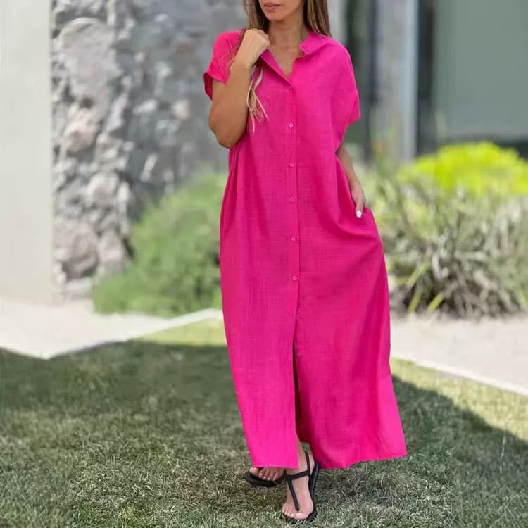 Women Sleeveless Women Casual Dress 2025 Loose Beach Holiday Dress Sun protection Coverup