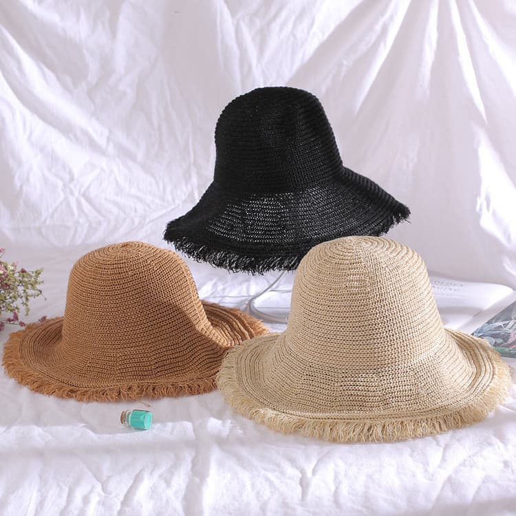 Wholesale Summer Men's and Women's Unisex Sunshade Straw Hat Fashion Sun protection Panama Hat