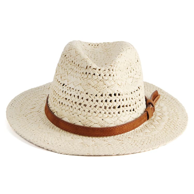 Wholesale New Design Broad Brim Beach Hat Summer Men Sun Protection Straw Beach Hat