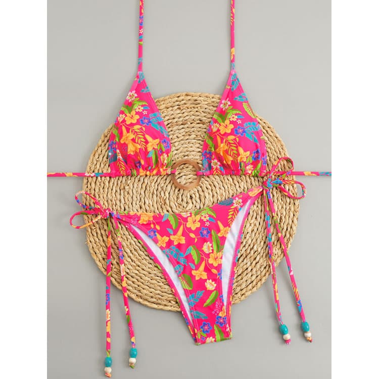 New Fresh Sweet Bikini Cute Young Girl Swimwear Triangle Swimsuit Bikini