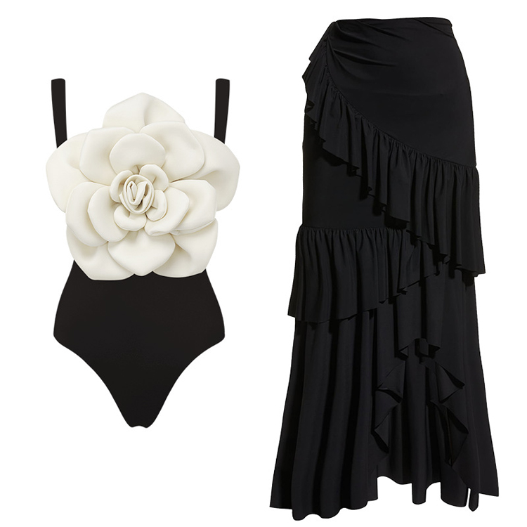 New Oversized Floral Bikini Fashionable High End Swimsuit Set