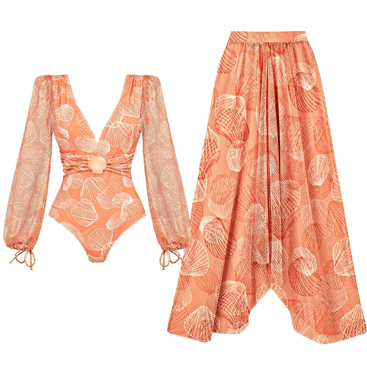 New 3D Floral Bandeau Bikini Set High Quality Elegant Swimwear for Women
