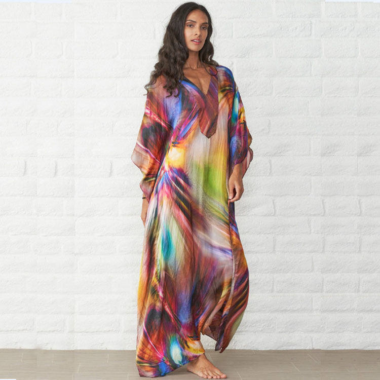 Wholesaler Loose Messy Crop Unpositioned Holiday Dress Women Bikini Sun Shirt Beach Sexy Cover up