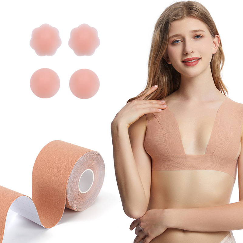 Sweatproof Boob Tape With Box Plus Size Breast Lift Strapless Bra Boobtape for Bikini Tape Boob Adhesive
