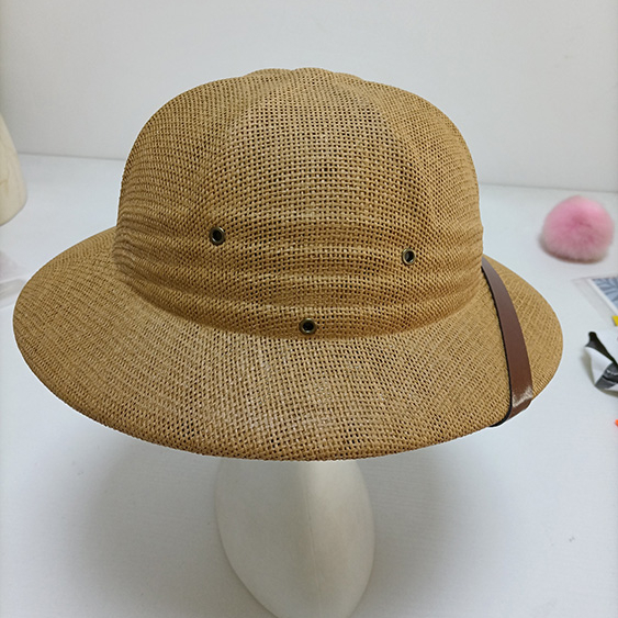 Protective Anti-collision Sun Visor Hat explorer Straw Hat Basin Hat