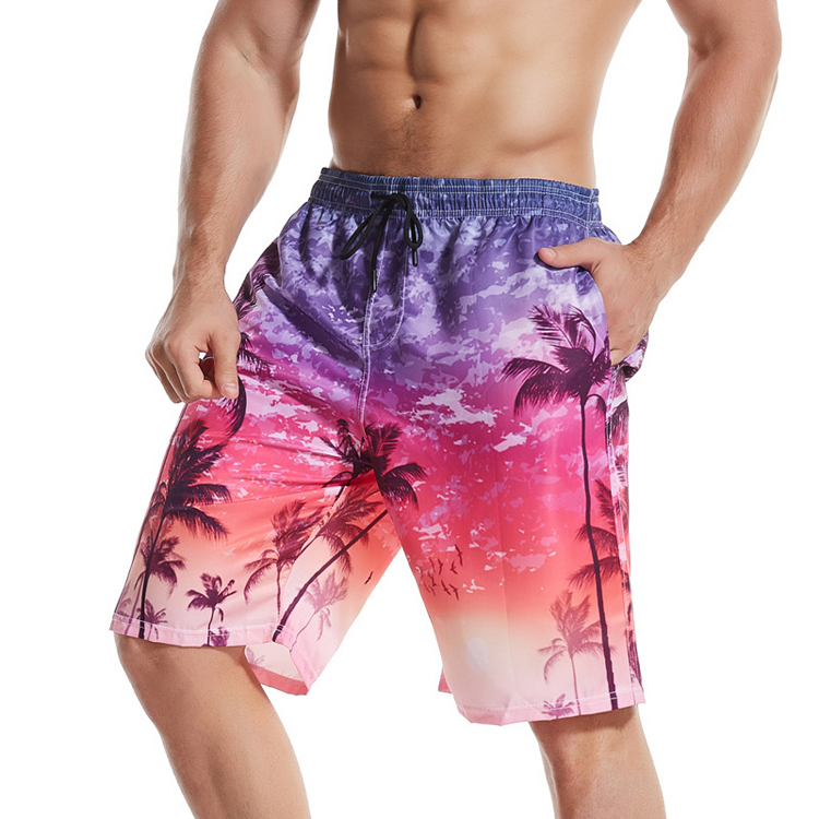 2022 New Men's Beach Pants Hot Sale Casual Shorts Octopus Print Plus Size Sweatpants