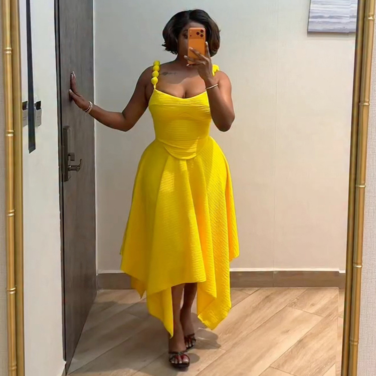 2026 New Sweet & Fresh Solid Color Skirt Set Sexy Strap Tank Top & High Waisted Skirt Two Piece Set