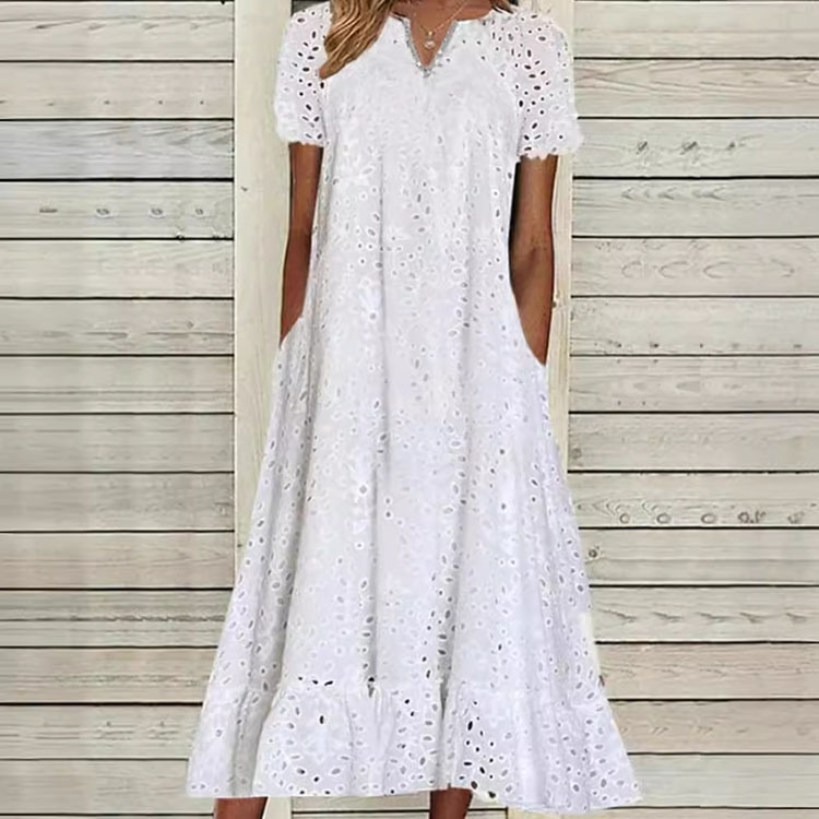 Women Long Sleeve Women Casual Dress 2025 Loose Beach Holiday Dress Sun protection Coverup